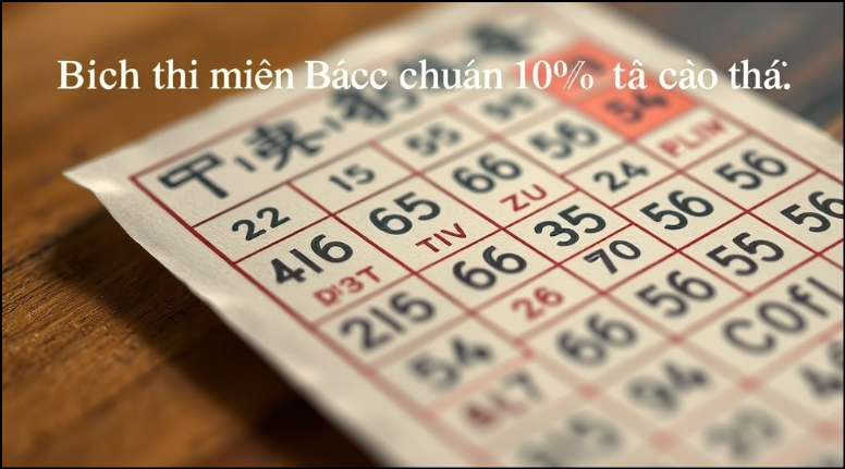 Bạch thủ miền Bắc chuẩn 100% từ cao thủ