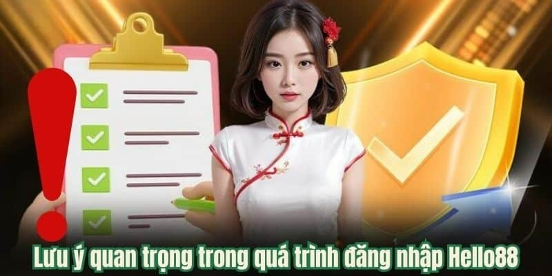 Một số lưu cần nhớ khi thao tác đăng ký Hello88 