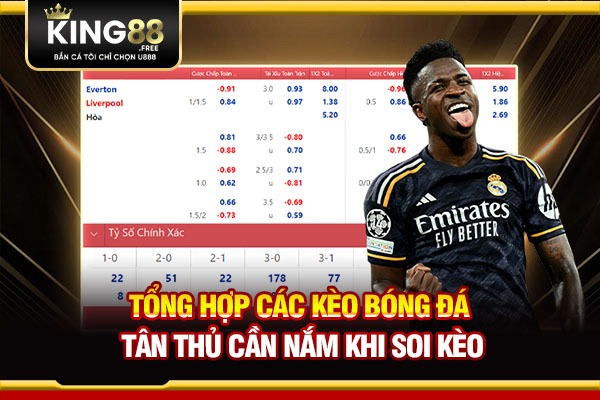 Tổng hợp các kèo bóng đá tân thủ cần nắm khi soi kèo  Tổng hợp các kèo bóng đá tân thủ cần nắm khi soi kèo
